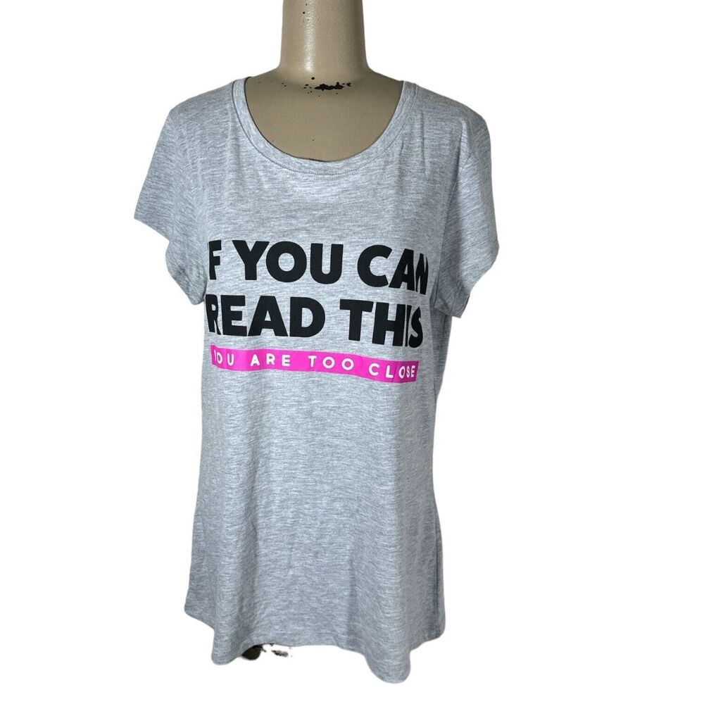 T-Shirt If You Can Read This You Are Too Close Anti Social Boundaries Tee